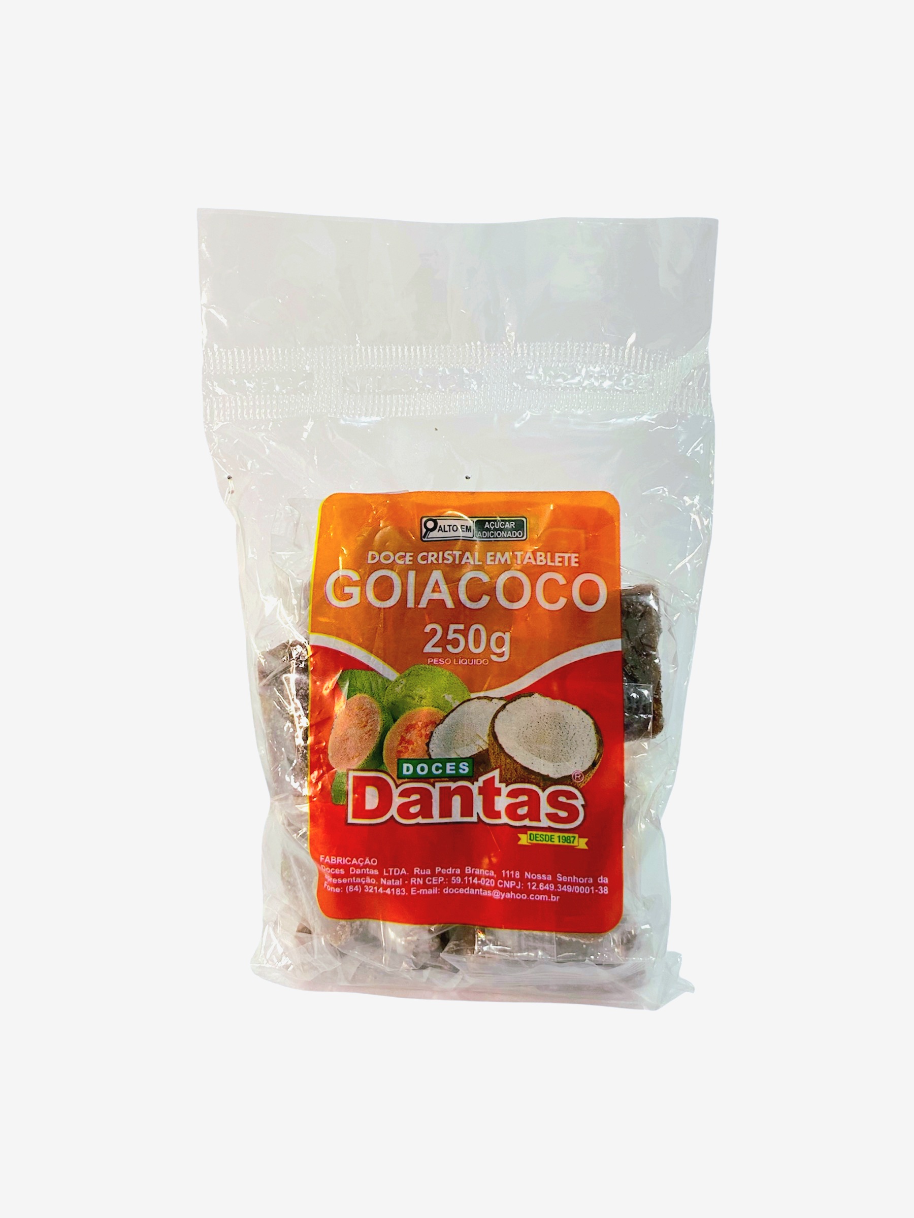 Doce Cristal em Tablete - Goiacoco – 16x250g